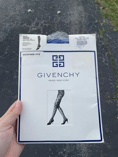 Vintage Givenchy French Ultra Sheer Pantyhose